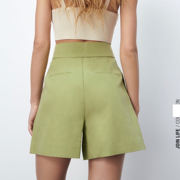 ZARA linen shorts- BNWT - Picture 3 of 9